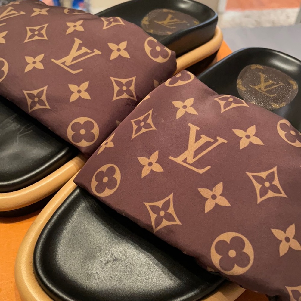 Louis Vuitton pool slide sandals